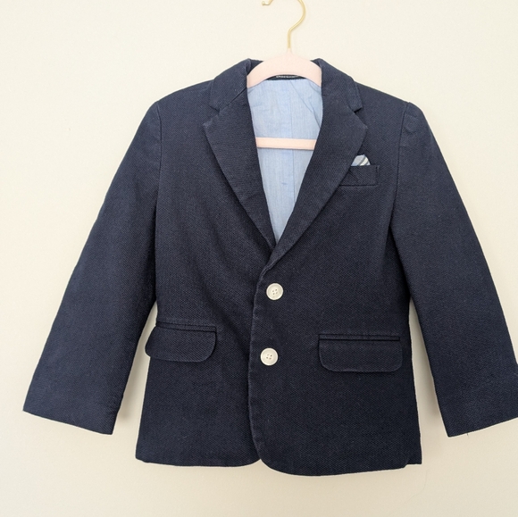 Nautica Dark Blue Kids Blazer Size 5 Regular - Picture 2 of 7